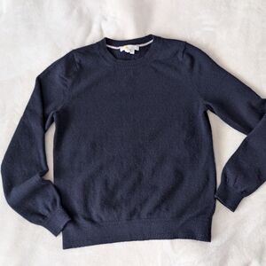 100% Cashmere Navy Blue Sweater